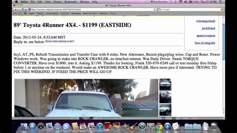 craigslist en tucson by owner|autos and trucks for sale by owner in tucson az.